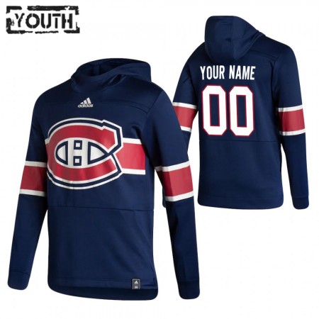 Lasten NHL Montreal Canadiens Custom 2020-2021 Reverse Retro Pullover Hooded Sweatshirt